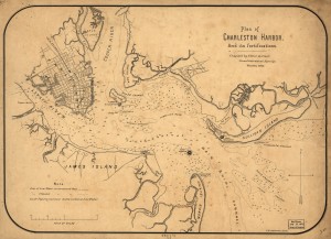 Charleston Harbor By Eillot 1861